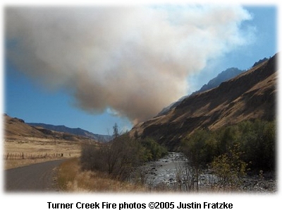 Turner Creek Fire Photos by Justin Fratzke