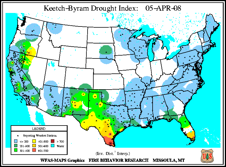 Keetch-Byram Drought Index