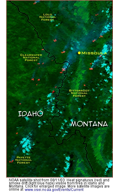 NOAA satellite shot from 08/11/03.