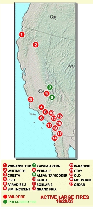 10-29 California fire map - click to enlarge