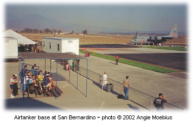 MAFFS aircraft at San Bernardino in 2002