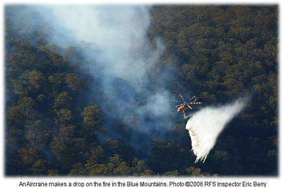 Bushfire in the Blue Mountains