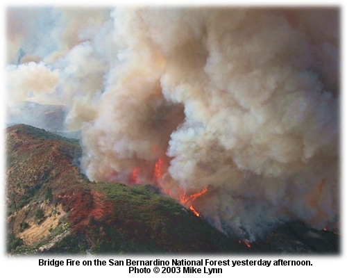 Bridge Fire photo 09/05/03