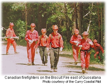 Canadian crew on the Biscuit Fire