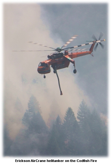 AirCrane on the Codfish Fire