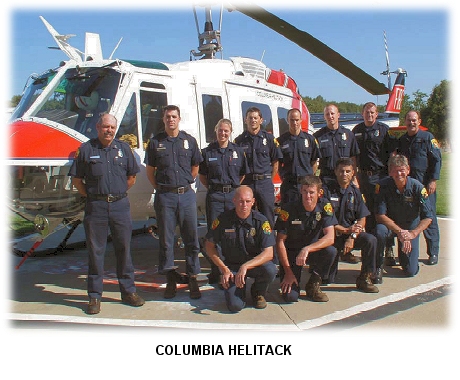 Columbia Helitack crew photo