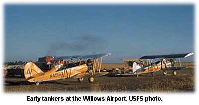 Early airtankers at Willows