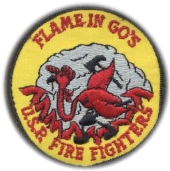 Flame-In-Go shoulder patch