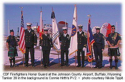 CDF Firefighters Honor Guard - click to enlarge