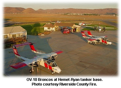 OV10s at Hemet base