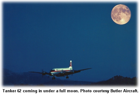 Larry Kraus and T-62 under a full moon