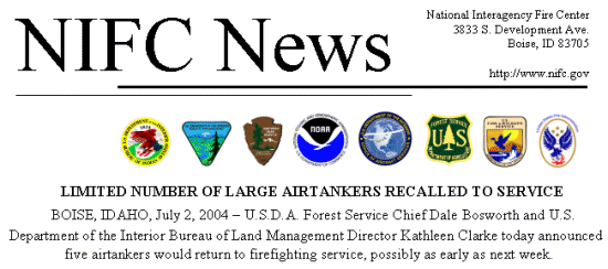 NIFC news release