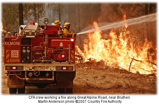 Victoria bushfire, January 2007